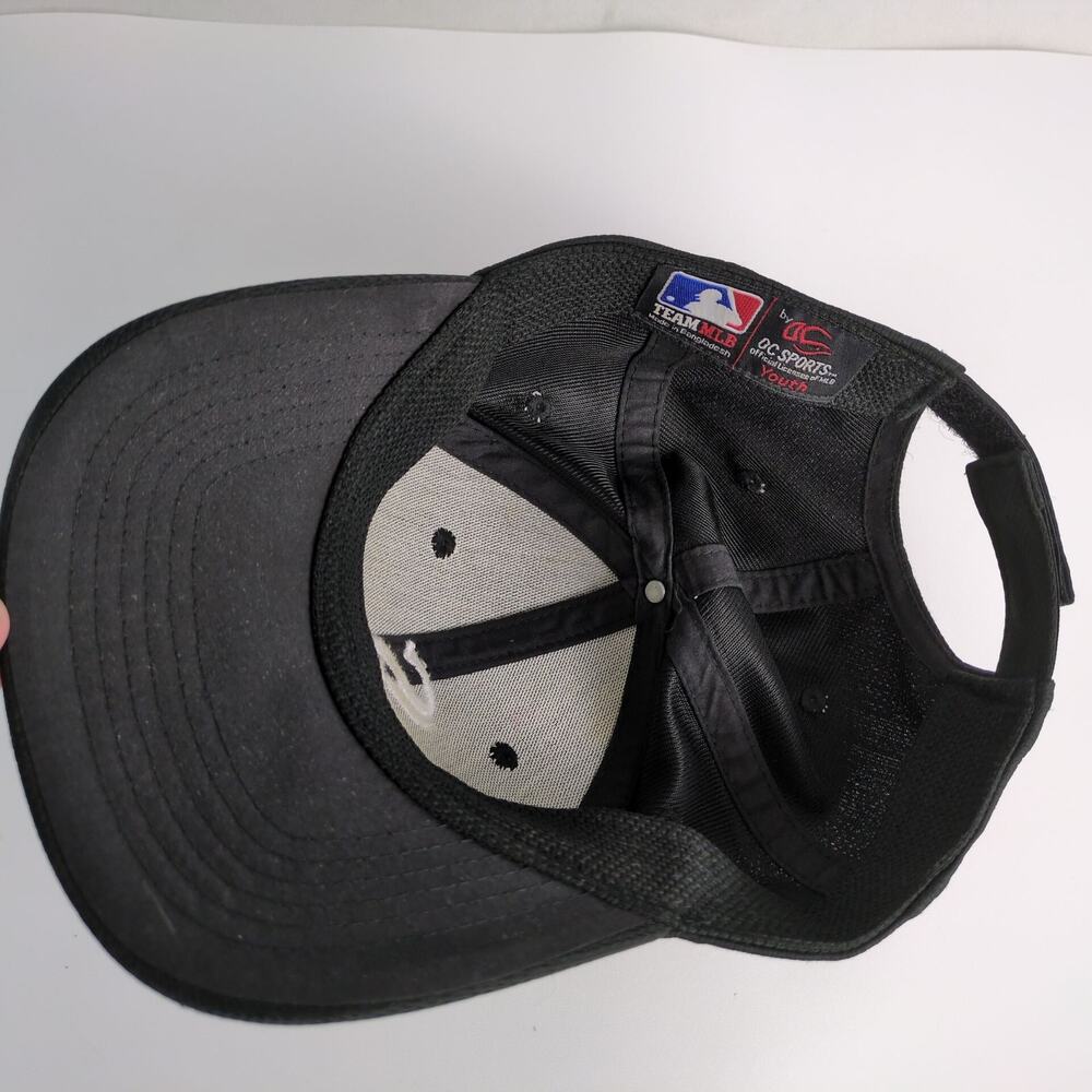 MLB Chicago White Sox Kids Youth Black Baseball Hat Ball Cap, OC Sports Team - Picture 5 of 7